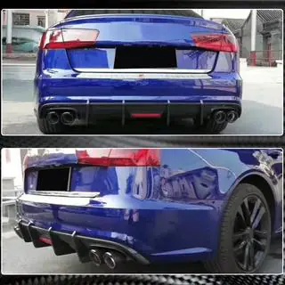 Heckstoßstangendiffusor Carbon (für S-Line 2014-2018) Audi A6 C7 2011-2017 Foto 2