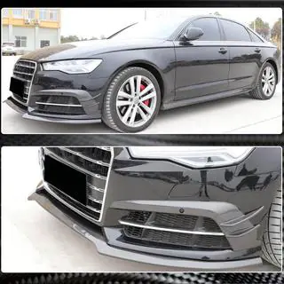 Frontlippe Carbon V3 für S-Line 2014-2018 Foto 3