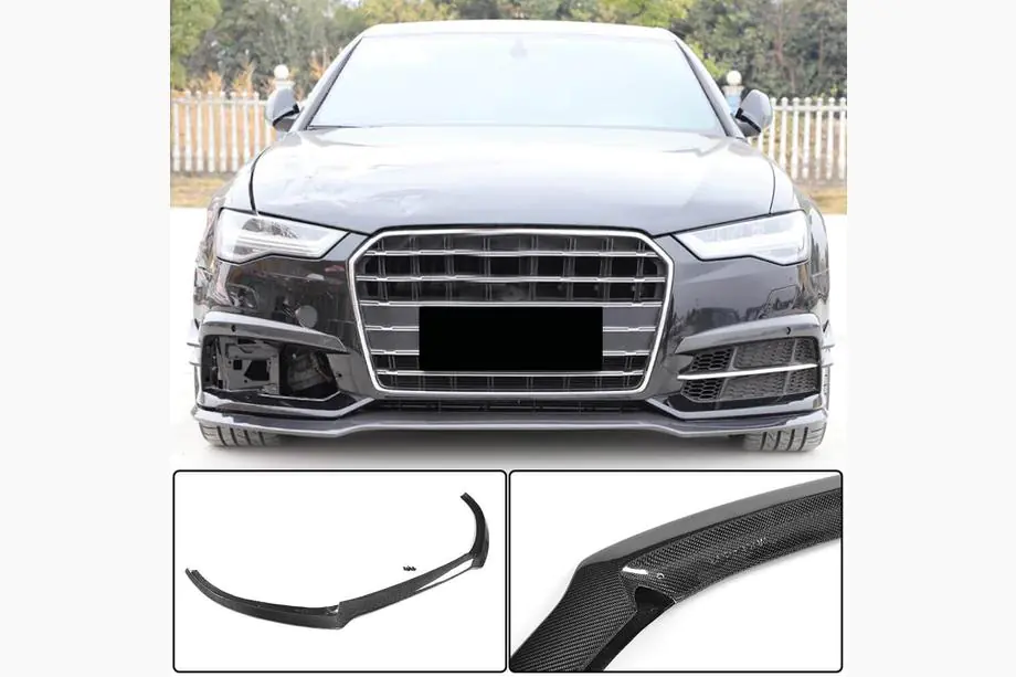 Audi A6 C7 2011-2017 Frontlippe Carbon V3 für S-Line 2014-2018 Image