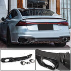 Audi A7 2018- Heckdiffusor mit Endrohren (für S-Line 2018-2022, Trockencarbon) Foto 1