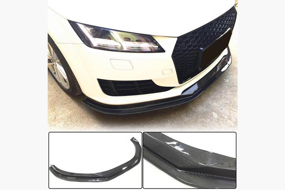 Audi TT 2014-2023 Frontstoßstange Lippe V1 Aufsatz (für Base, 2014-2019, Carbon) Image