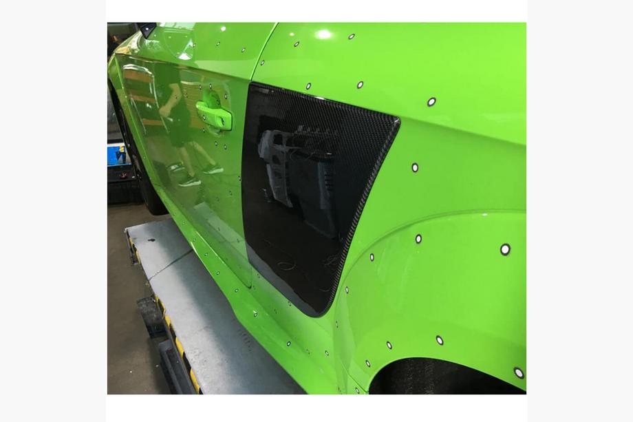 Audi TT 2014-2023 Carbon Abdeckungen für hintere Kotflügel (2015-2019) Foto 3