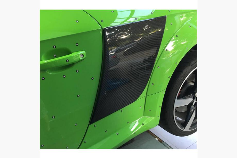 Audi TT 2014-2023 Carbon Abdeckungen für hintere Kotflügel (2015-2019) Foto 4