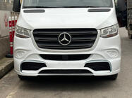 Mercedes Sprinter W907/W910 2018- Frontstoßstangenlippe V2 (grundiert zum Lackieren) Foto 1