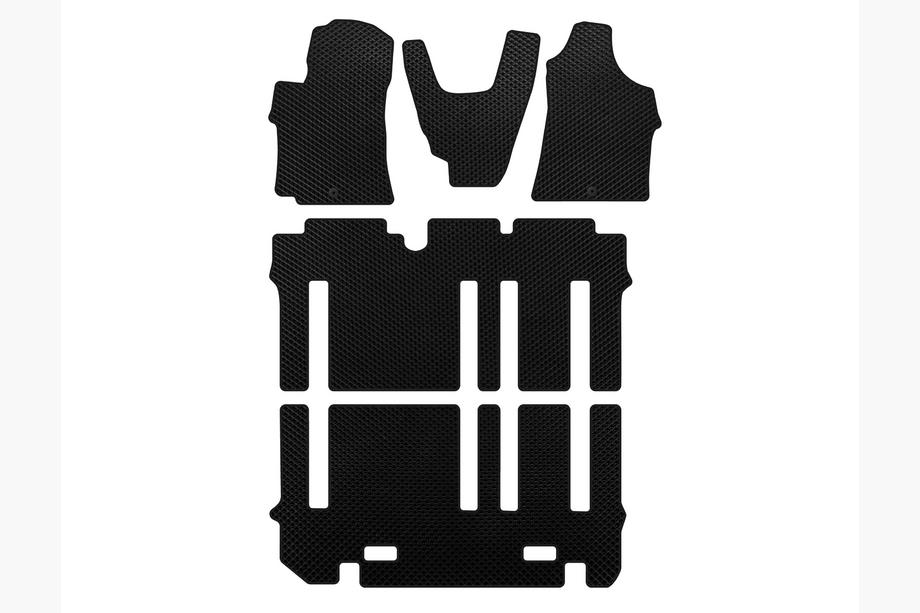 Hyundai H300, H1, Starex 2008-2020 EVA Fußmatten (Komplettset, Schwarz) Image