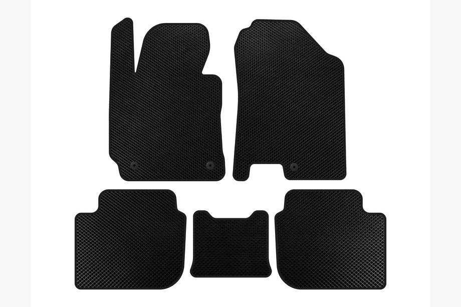 Kia Cerato 3 2013-2018 EVA Fußmatten (SD, Schwarz) Image