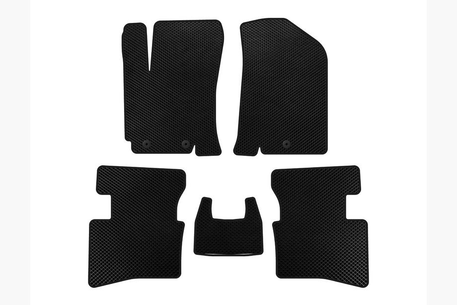 Kia Rio 2012-2017 EVA V2 Fußmatten (Schwarz) Image