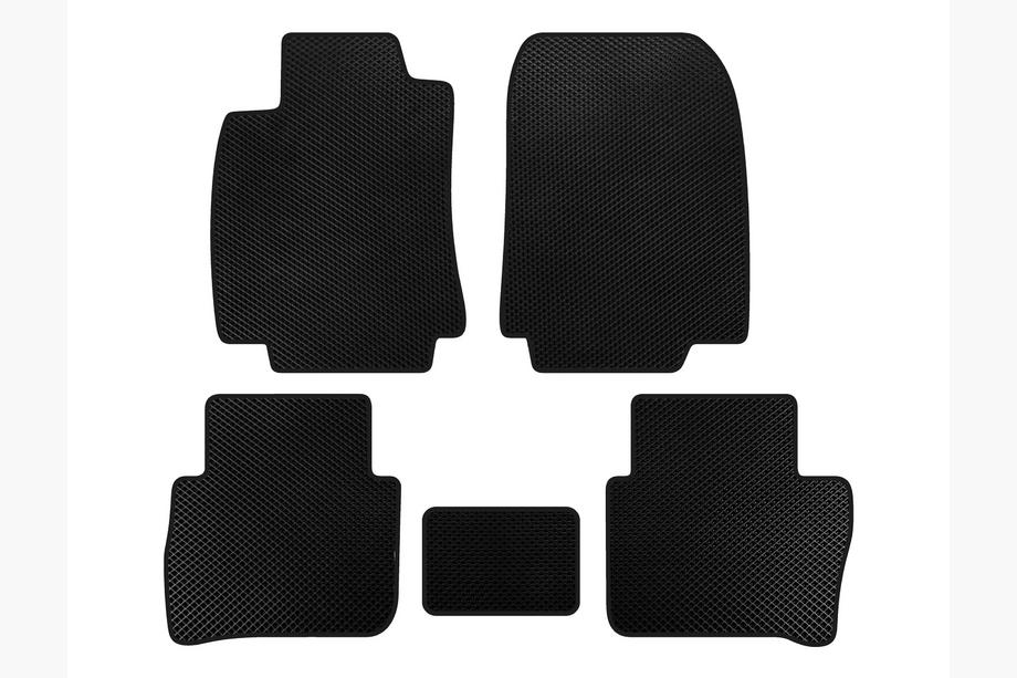 Nissan Tiida 2011-2014 EVA Fußmatten (HB, Schwarz) Image