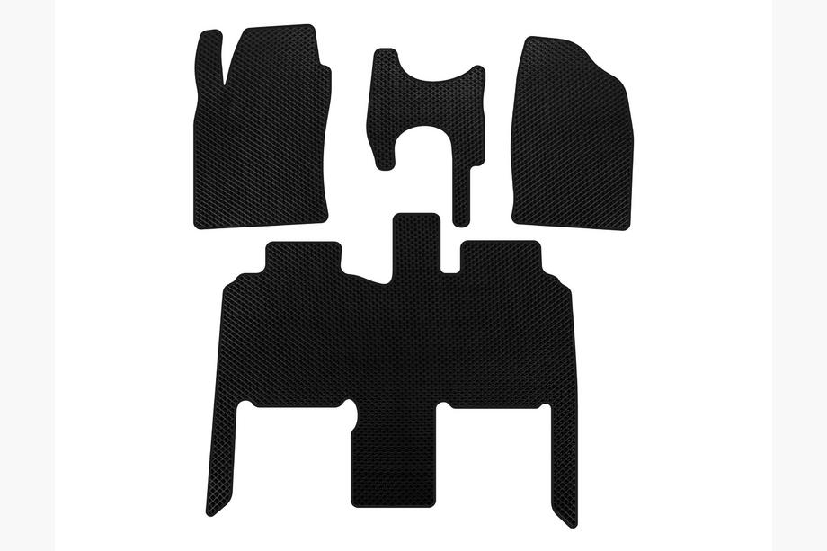 Toyota Previa 2000-2006 EVA Fußmatten (Schwarz) Image