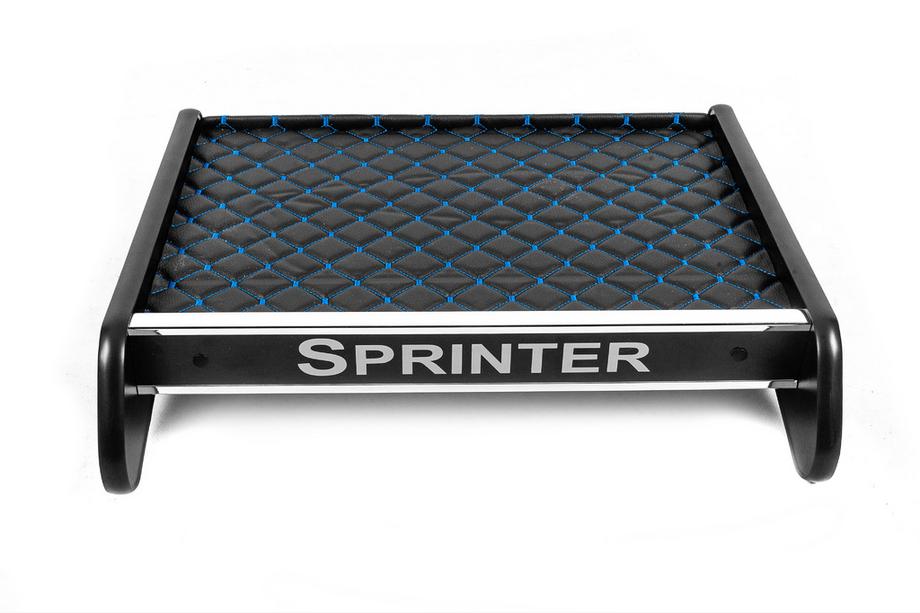 Mercedes Sprinter W907/W910 2018- Armaturenbrett Ablage (Schwarz mit blauer Naht) Image