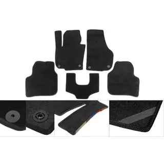 Textil-Fußmatten Premium (1+2, schwarz) Opel Vivaro 2001–2015 Foto 1