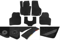 Opel Combo 2012-2018 Textil Fußmatten Premium (schwarz, vorne) Foto 1
