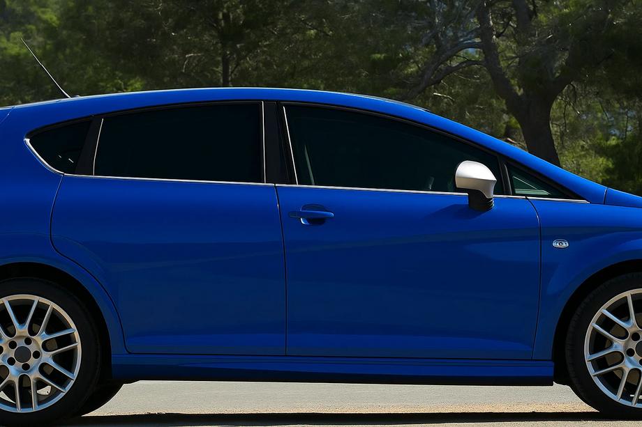 Seat Leon 2005-2012 Fensterrahmen Edelstahl OmsaLine (8 Stk) Image