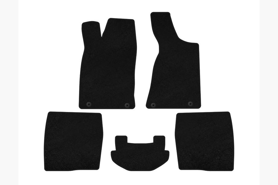 Audi 80/90 1987-1996 Textil-Fußmatten Premium (1987-1991, Sedan, schwarz) Image