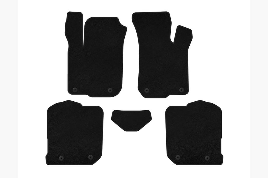 Audi A3 1996-2003 Textil-Fußmatten Premium (HB, Schwarz) Image