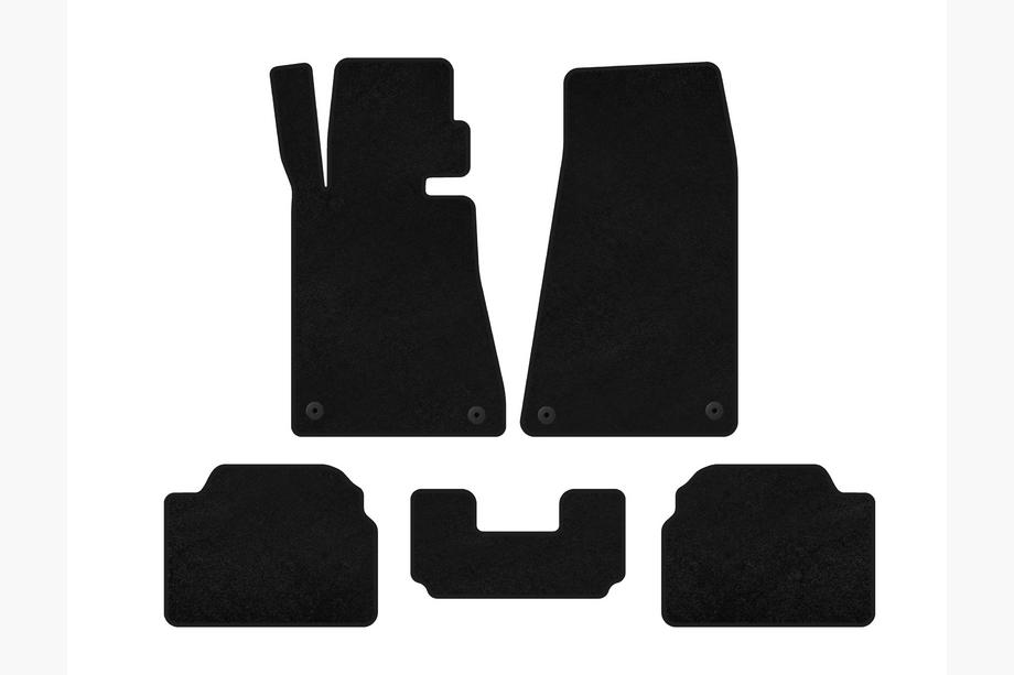 BMW 5 Series E34 1988-1995 Textil-Fußmatten Premium (SD, Schwarz) Image