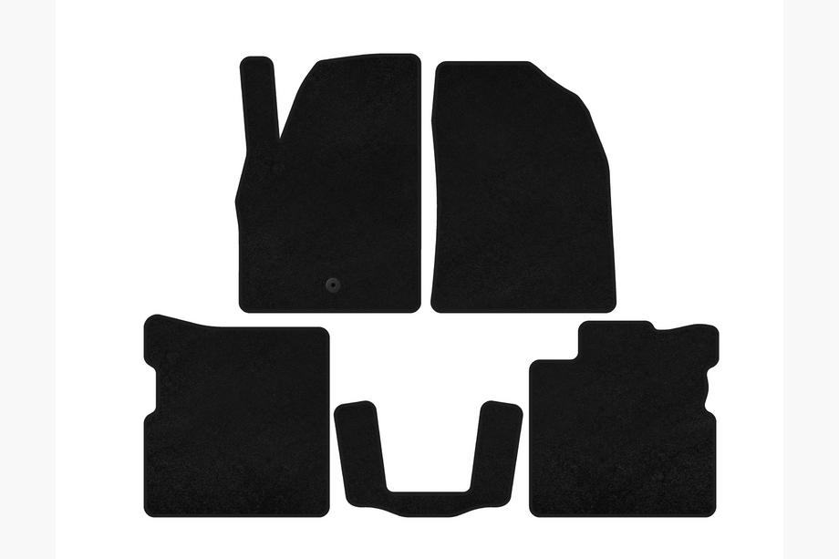 Chevrolet HHR 2005-2011 Textil Fußmatten Premium (Schwarz) Image
