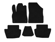 Citroen DS-5 2011-2015 Textil Fußmatten Premium (HB, Hybrid/Automatik, Schwarz) Foto 2