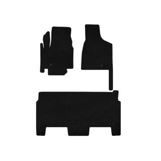 Premium Textilmatten (2008-2020, 2 Reihen, 8-Sitzer/SXT-Ausstattung, Schwarz) Dodge Grand Caravan V 2008-2020 Foto 1