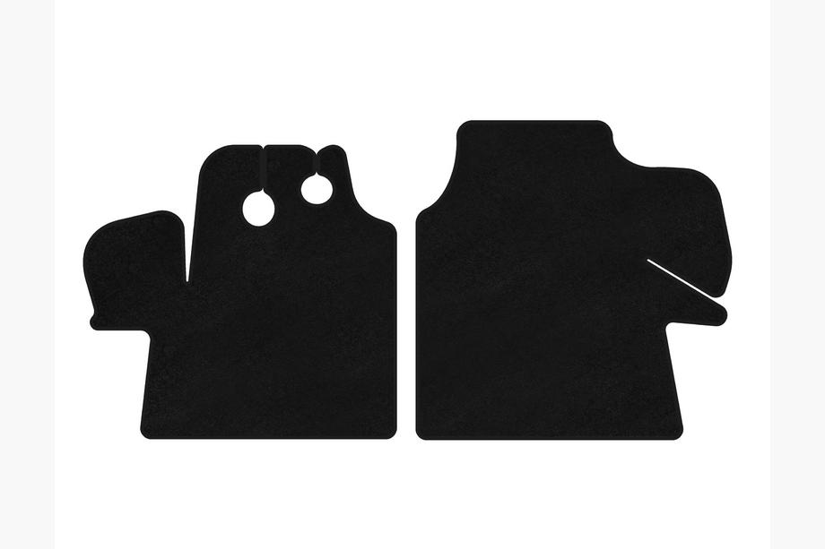 Fiat Ducato 1995-2006 Textil Fußmatten Premium (2002-2006, Schwarz) Image