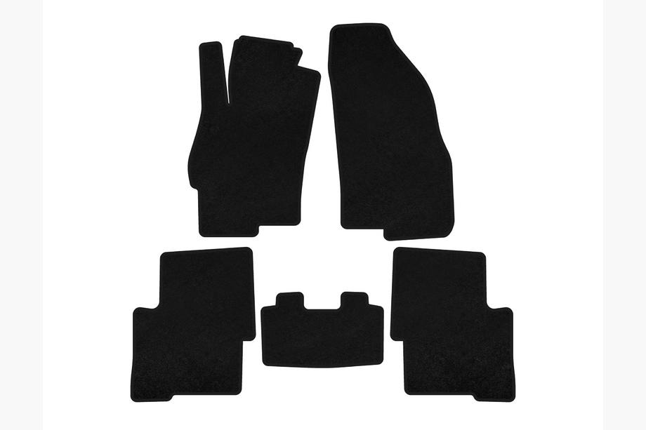 Fiat Linea 2006-2018 Textil-Fußmatten Premium (SD, Schwarz) Image