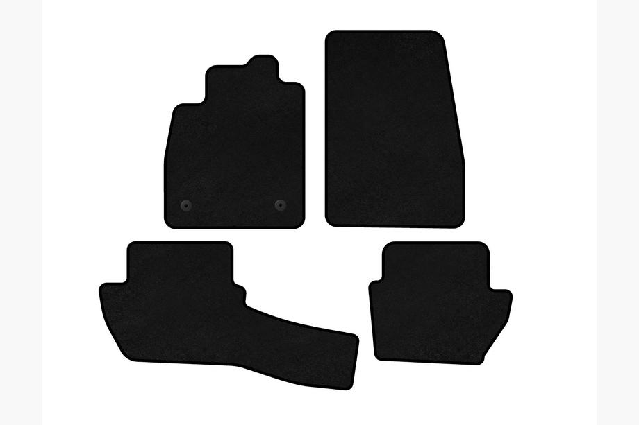 Ford Fiesta 2017- Textil Fußmatten Premium (Schwarz) Image