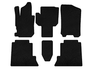 Honda FR-V 2004-2009 Textil Fußmatten Premium (Schwarz) Foto 1