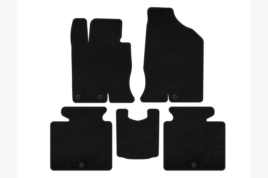 Hyundai Grandeur 2011-2017 Textil-Fußmatten Premium (SD, Benzin, Schwarz) Image