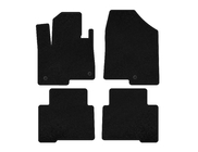 Hyundai Santa Fe 4 2018-2023 Textil-Fußmatten Premium (2 Reihen, für Grand, Schwarz) Foto 2
