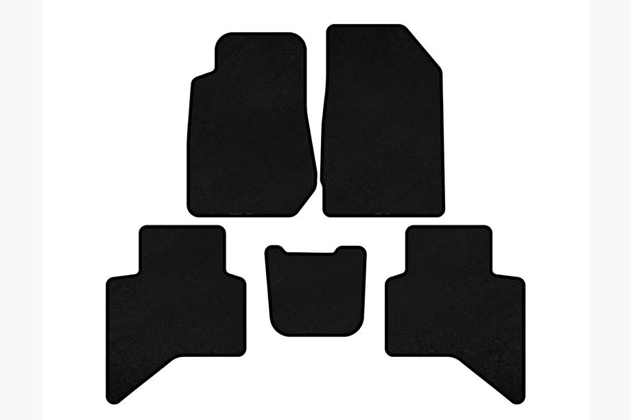 Isuzu D-Max 2019- Textil Fußmatten Premium (schwarz) Image