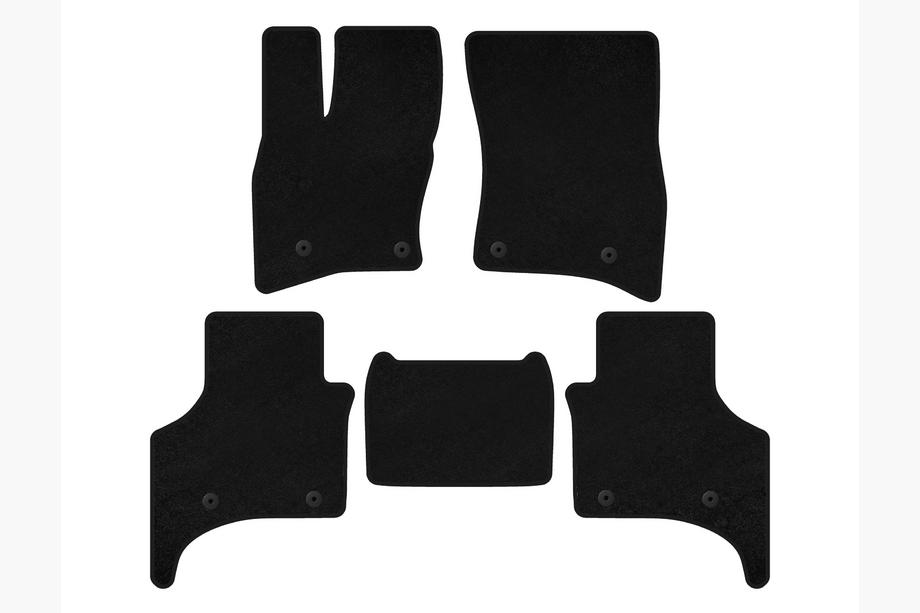 Land Rover Defender 2019- Textil Fußmatten Premium (5-türig, Schwarz) Image