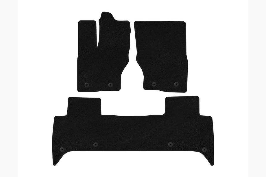 Land Rover Discovery V 2017- Textil Fußmatten Premium (5-Sitzer, Schwarz) Image