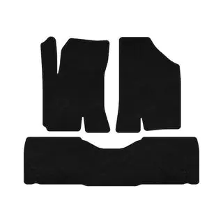Textil Fußmatten Premium (6-Sitzer/Elektro, Schwarz)