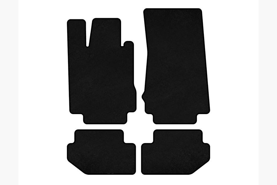 Mercedes CL-class C215 1999-2006 Textil Fußmatten Premium (schwarz) Image