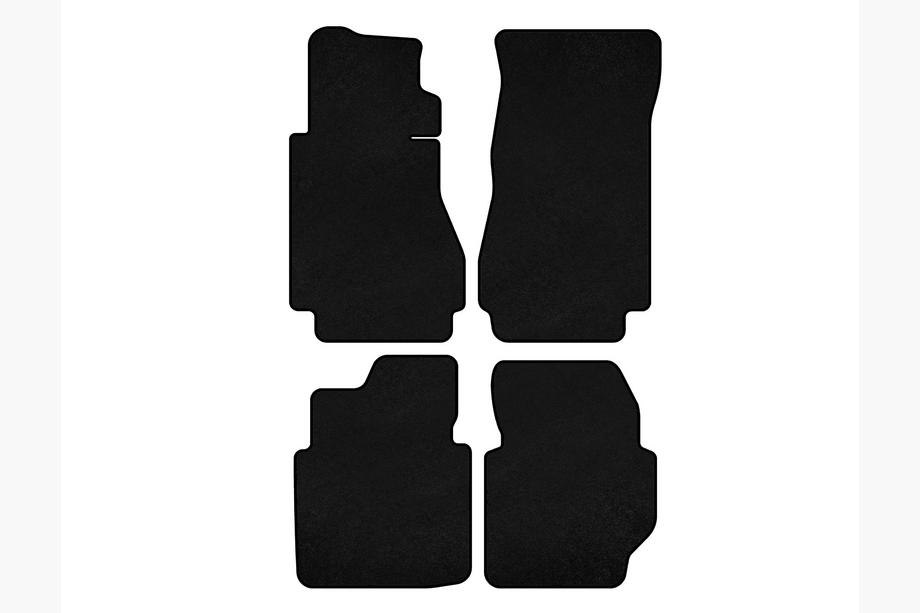 Mercedes W123 1975-1986 Textil Fußmatten Premium (schwarz) Image