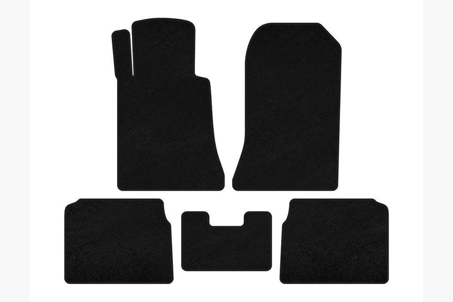 Mercedes E-class W124 1984–1997 Textil-Fußmatten Premium (SD, Schwarz) Image
