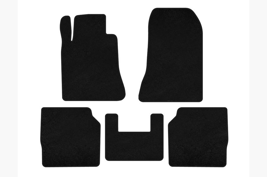 Mercedes S-class W140 1991-1998 Textil Fußmatten Premium (SD, Langversion, Schwarz) Image