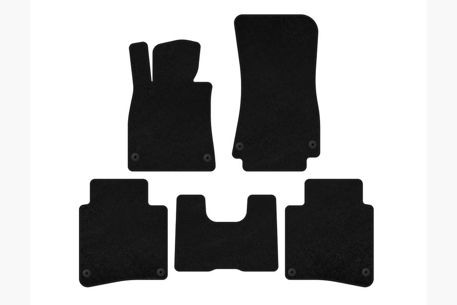 Mercedes S-class W222 2013-2022 Textil Fußmatten Premium (2017-2020, SD, Langversion, Schwarz) Image