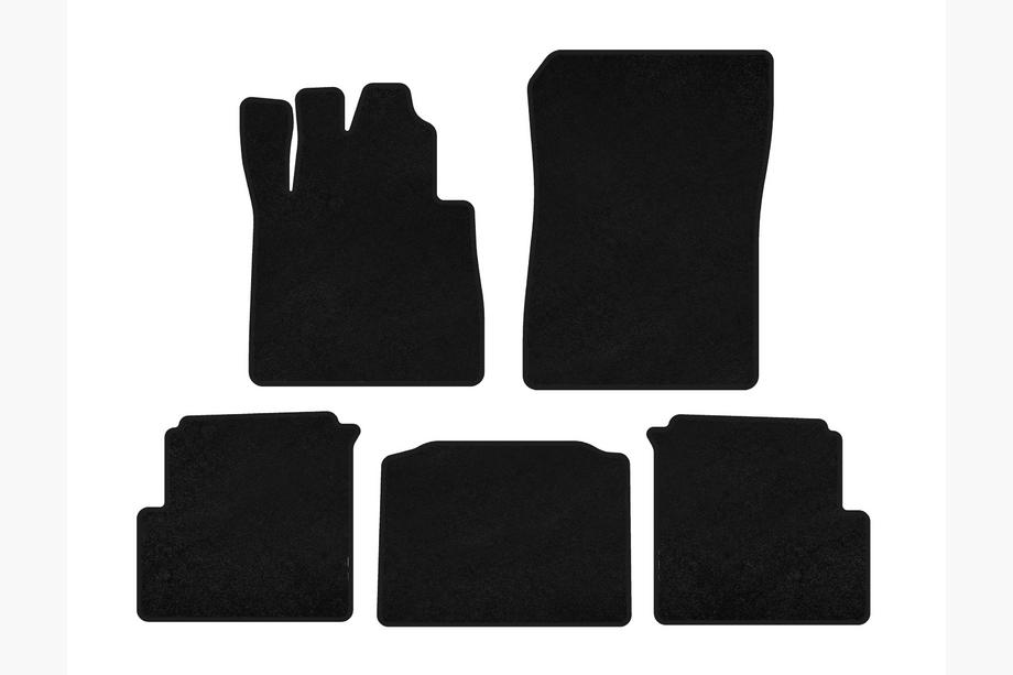 Mercedes G class W463 1990-2018 Textil Fußmatten Premium (2012-2015, 5-türig, Schwarz) Image