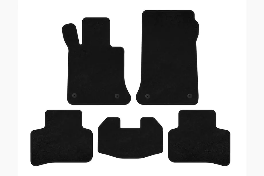 Mercedes GLK class X204 2008-2015 Textil Fußmatten Premium (Schwarz) Image