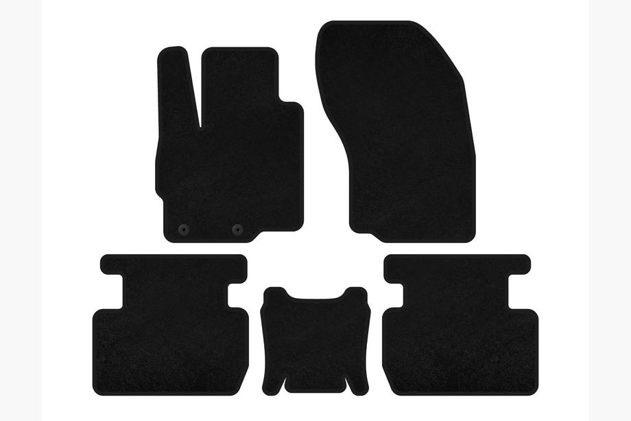 Mitsubishi Outlander 2021- Textil Fußmatten Premium (Schwarz) Image