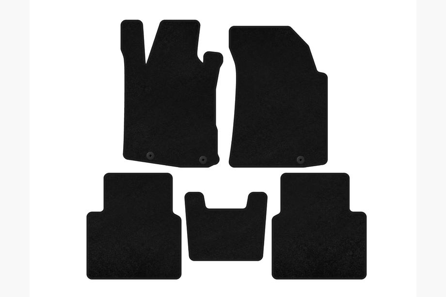 Nissan Maxima 2015-2023 Textil-Fußmatten Premium (SD, Schwarz) Image