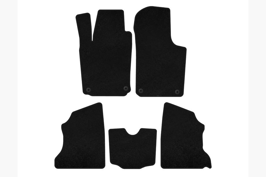 Opel Combo 2002–2012 Textil Fußmatten Premium (Schwarz) Image