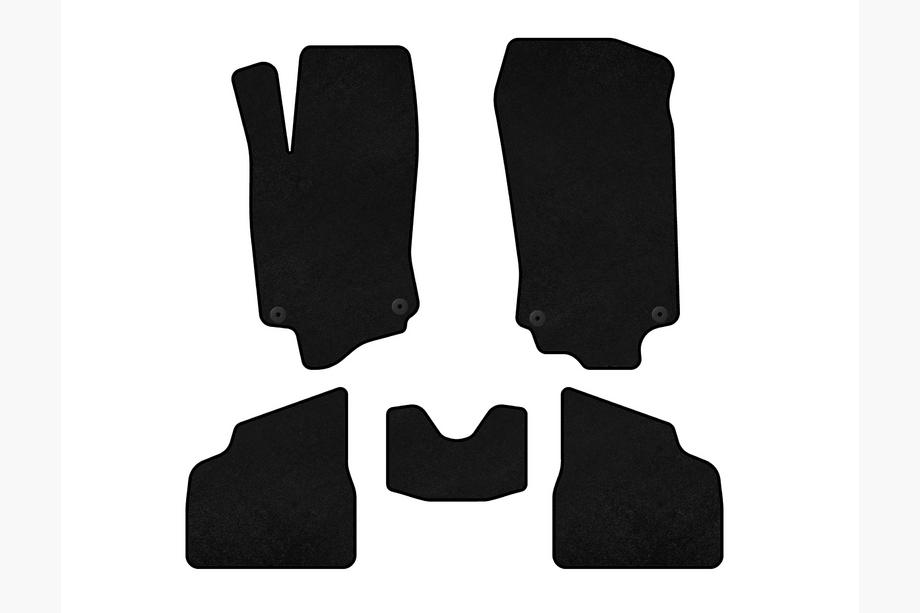 Opel Corsa C 2000-2006 Textil Fußmatten Premium (schwarz) Image