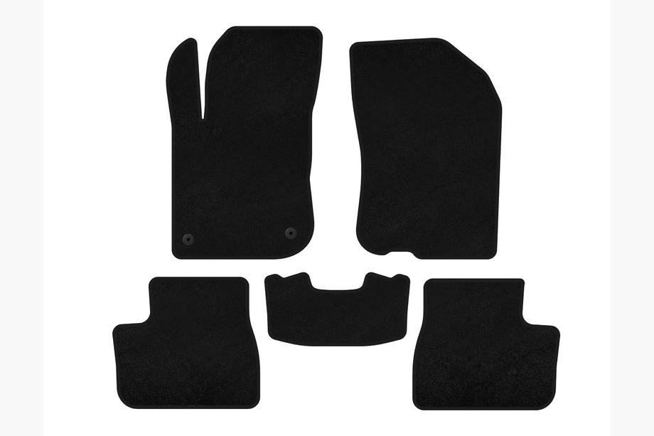 Peugeot 208 2012-2019 Textil Fußmatten Premium (schwarz) Image