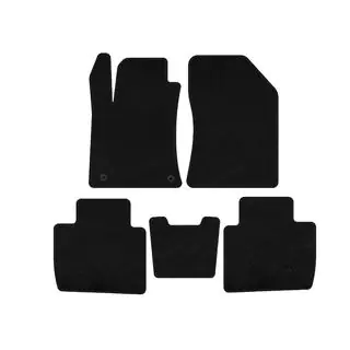 Textil-Fußmatten Premium (LB, Schwarz) Foto 1