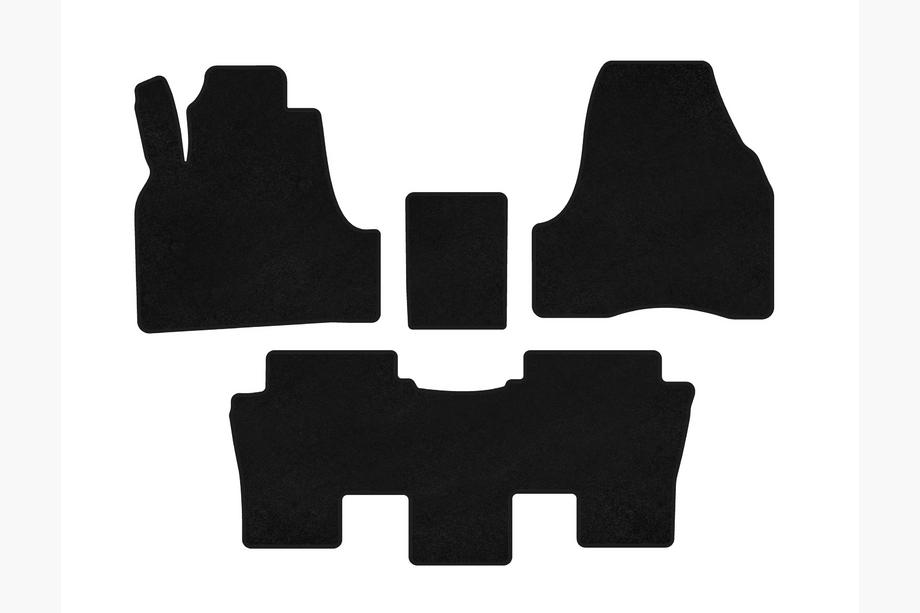 Peugeot 807 2002-2014 Textil Fußmatten Premium (Schwarz) Image