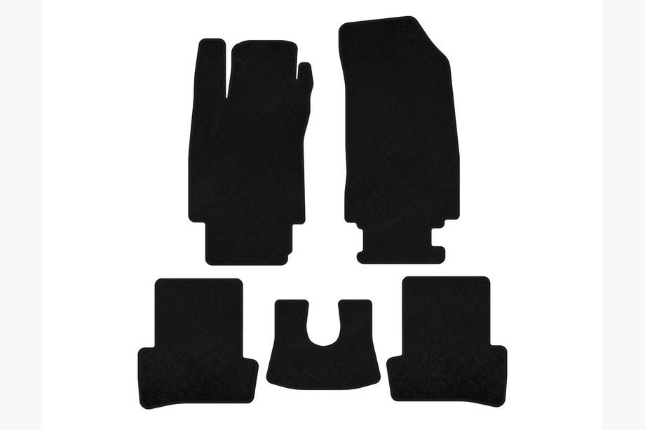 Renault Clio III 2005-2012 Textil Fußmatten Premium (schwarz) Image
