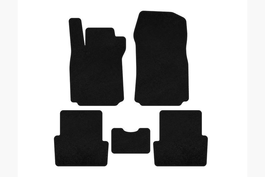 Renault Modus 2005-2012 Textil Fußmatten Premium (schwarz) Image