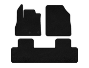 Renault Scenic/Grand 2016–2025 Textil Fußmatten Premium (5-Sitzer, Schwarz) Foto 1